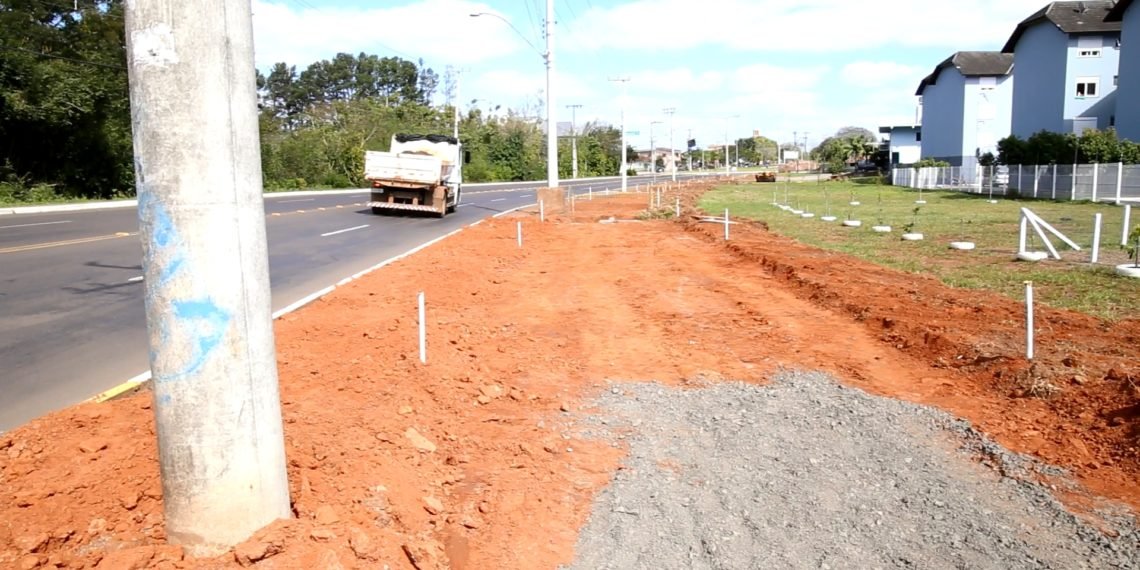 Prefeitura implanta novo trecho de ciclovia no Bairro Bela Vista 1 Prefeitura implanta novo trecho de ciclovia no Bairro Bela Vista