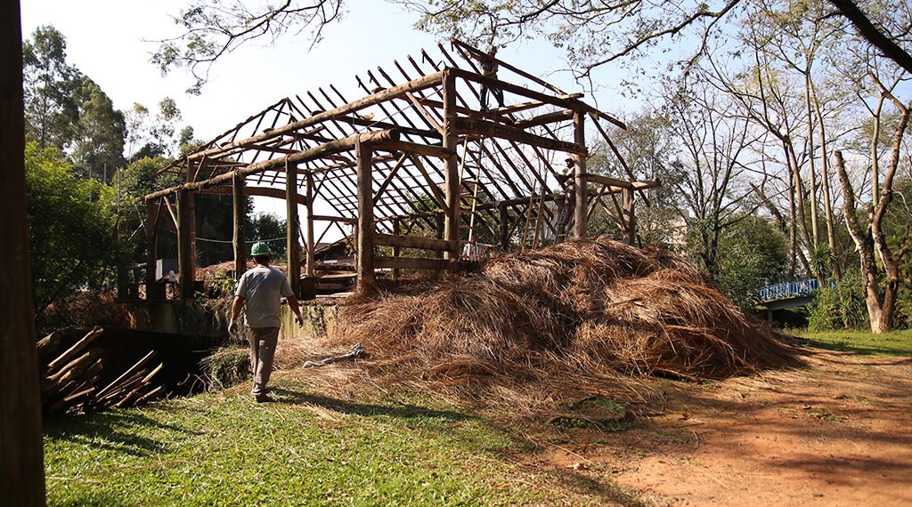 Tem início a construção do novo galpão do Parcão de Campo Bom 1 Tem início a construção do novo galpão do Parcão de Campo Bom