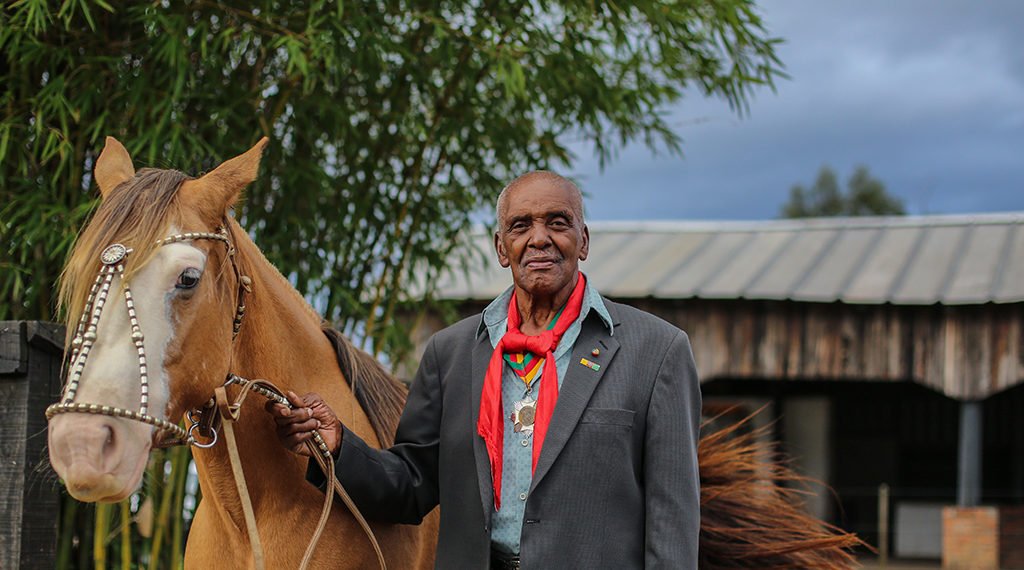 Adão Preto é patrono da primeira Tropeada de Campo Bom