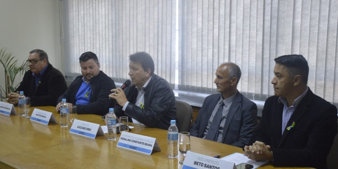 Orsi anuncia a criação da Secretaria de Segurança Pública e instalação da Guarda Municipal Armada 1 Orsi anuncia a criação da Secretaria de Segurança Pública e instalação da Guarda Municipal Armada