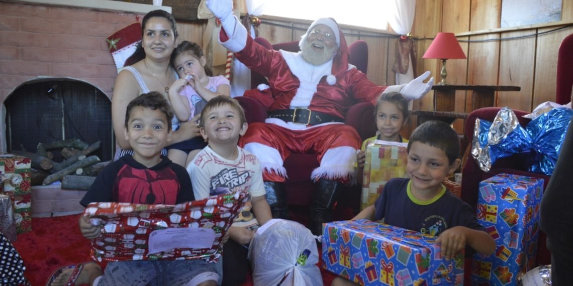 Papai Noel no Largo Irmãos Vetter