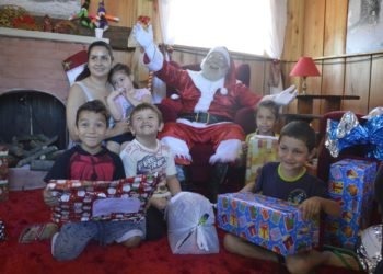 Papai Noel no Largo Irmãos Vetter