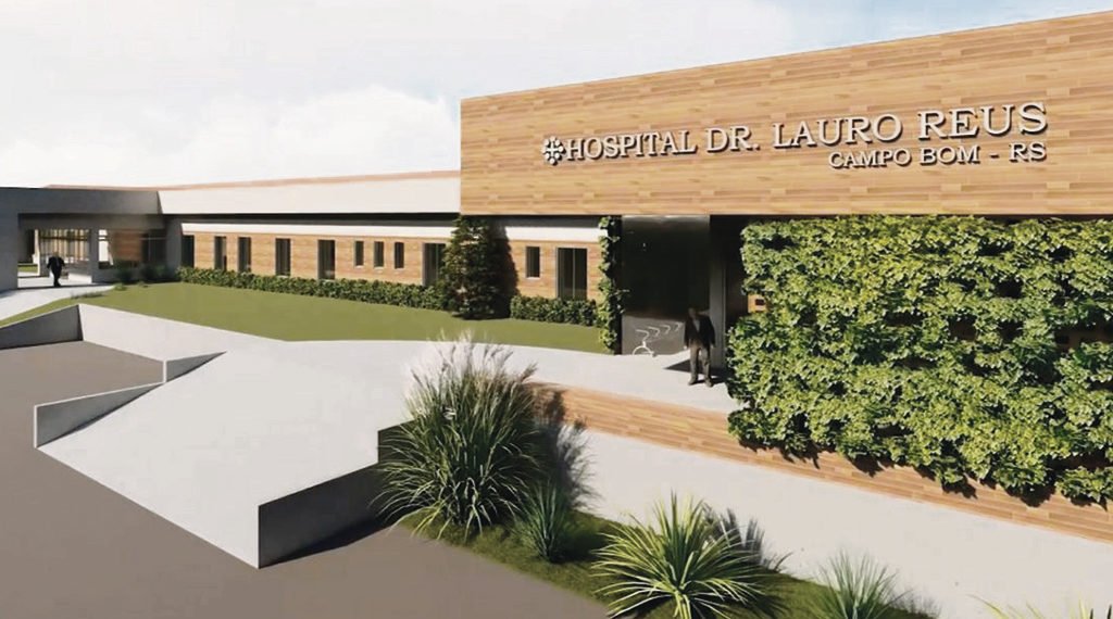 Obras do Hospital Dr. Lauro Reus avançam em ritmo acelerado 1 Obras do Hospital Dr. Lauro Reus avançam em ritmo acelerado