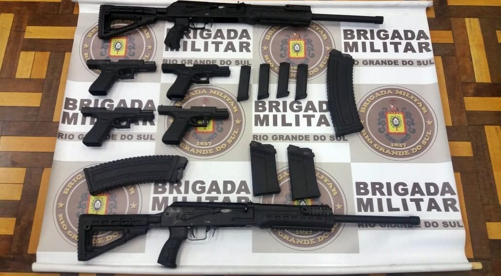 Brigada Militar apreende armamento pesado 1 Brigada Militar apreende armamento pesado