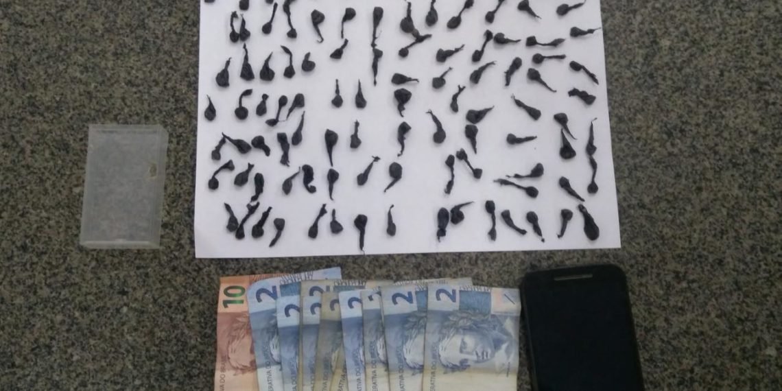 Brigada Militar realiza prisão por tráfico de drogas 1 Brigada Militar realiza prisão por tráfico de drogas