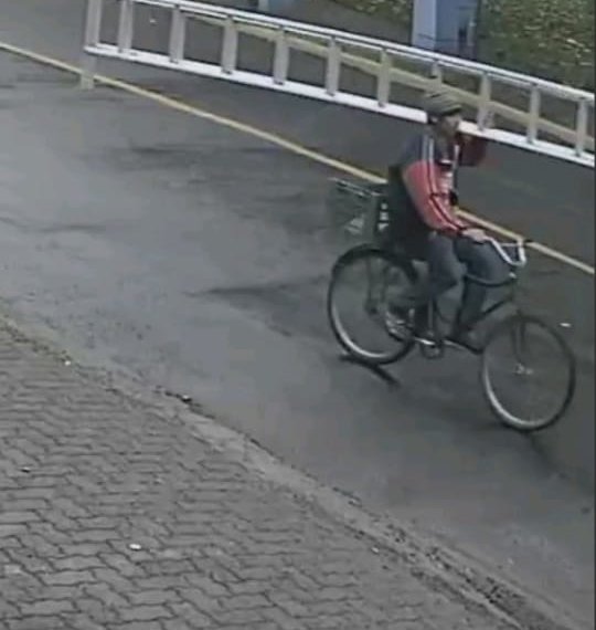 Câmeras flagram ladrão roubando escada 1 Câmeras flagram ladrão roubando escada