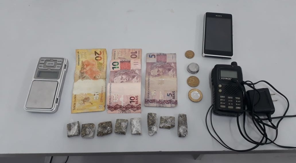 Brigada Militar prende homem por tráfico de drogas