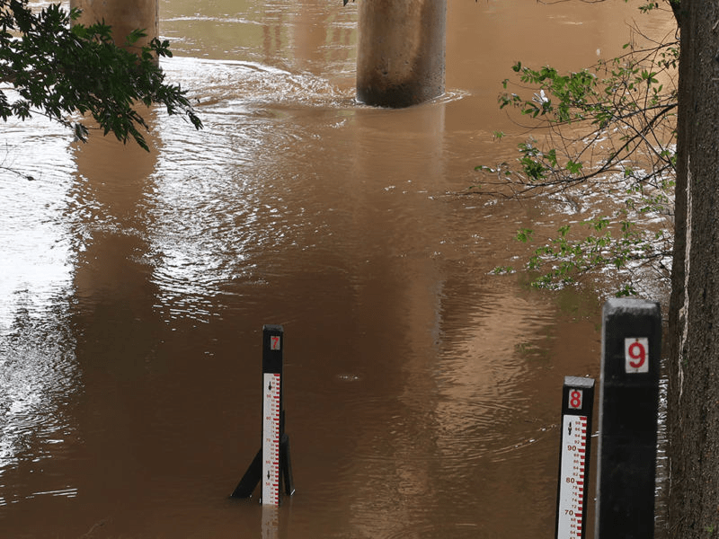 Nível do Rio dos Sinos segue baixando em Campo Bom e afasta risco de enchente 1 enchente