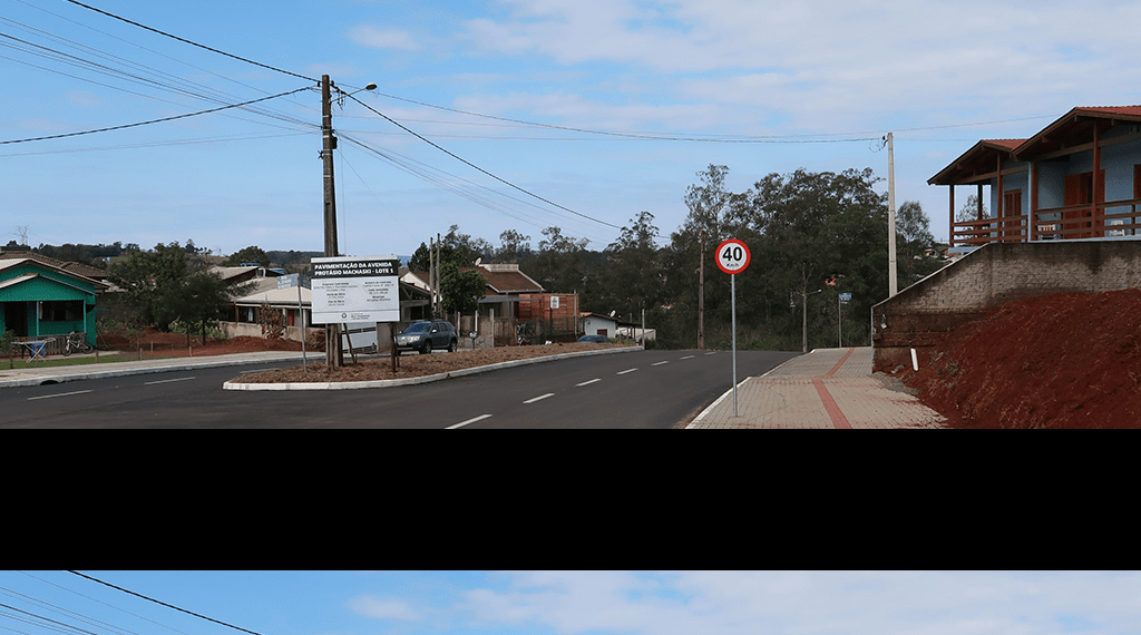 Avenida Protásio Machaski é entregue e já está liberada para o trânsito 1 Avenida Protásio Machaski é entregue e já está liberada para o trânsito