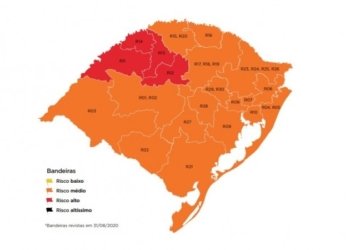 Região de Campo Bom volta para a bandeira laranja