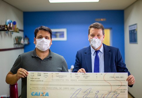 Câmara de Vereadores repassa meio milhão de reais ao Executivo em 2020 1 Câmara de Vereadores repassa meio milhão de reais ao Executivo em 2020