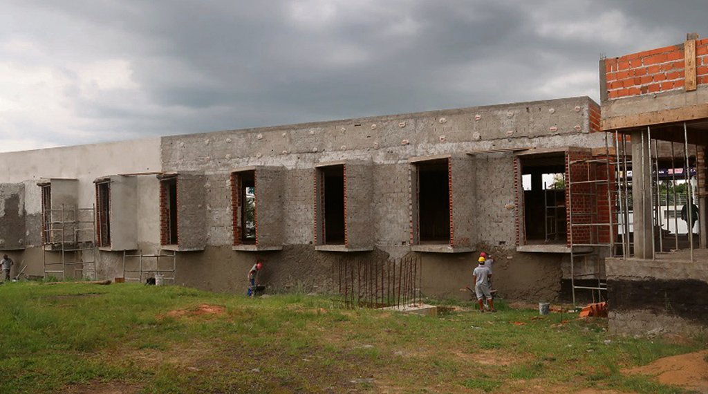 Cerca de 50% da obra do Centro Vida de Especialidades Médicas já foi executada