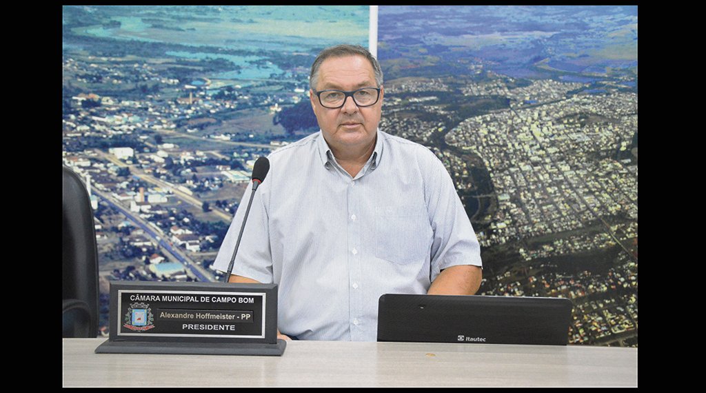 Alexandre Hoffmeister é eleito o novo presidente da Câmara de Vereadores 1 Alexandre Hoffmeister é eleito o novo presidente da Câmara de Vereadores