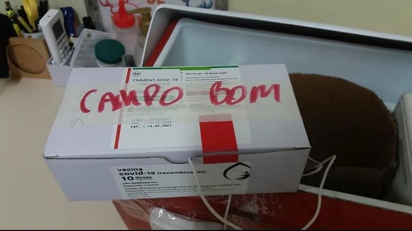 Vacina de Oxford chega à Campo Bom