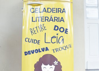 Lions Clube inaugura Geladeira Literária para instigar o gosto pela leitura