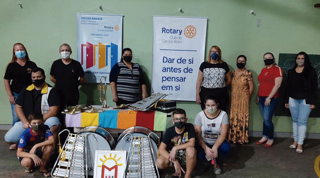 EMEF Morada do Sol recebe instrumentos musicais do Rotary 1 EMEF Morada do Sol recebe instrumentos musicais do Rotary