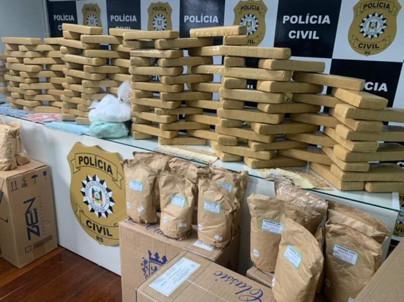 Depósito de drogas é identificado em Campo Bom 1 Apreensao maconha DP Sapiranga 4 1024x766 1