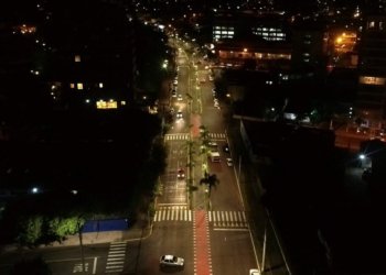 Avenida Independência recebe iluminação de led