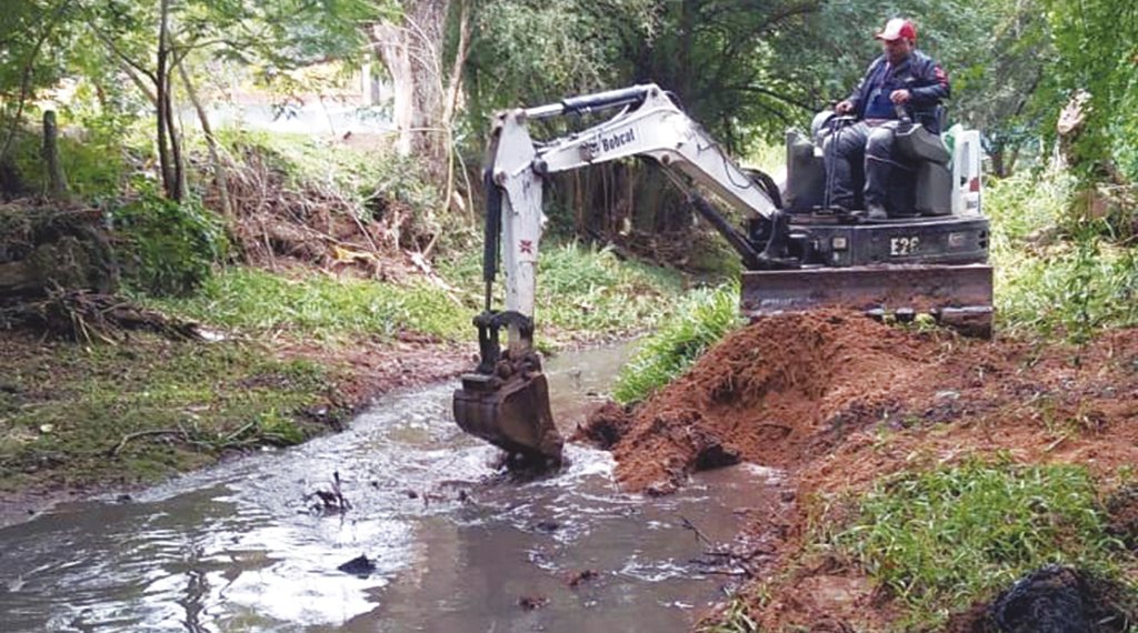 Estão concluídas as melhorias no Arroio Schmidt 1 Estão concluídas as melhorias no Arroio Schmidt