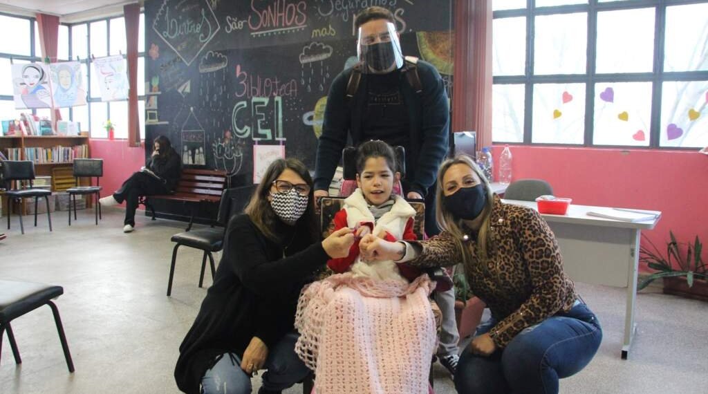 Escola municipal ganha nova plataforma de acessibilidade 1 Escola municipal ganha nova plataforma de acessibilidade