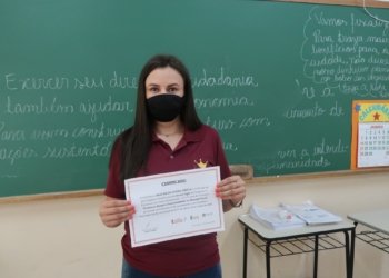 Professora de Campo Bom na etapa final do Prêmio Nacional de Educação Fiscal 6 Professora de Campo Bom na etapa final do Prêmio Nacional de Educação Fiscal