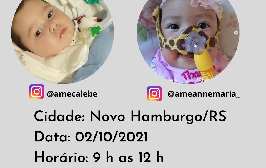 Pedágio solidário para ajudar duas crianças com AME acontecerá neste sábado, 2