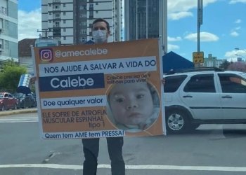 Pedágio solidário para ajudar o pequeno Calebe acontecerá neste sábado, 18