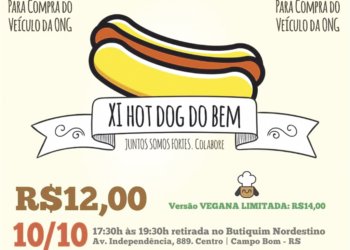 ONG Campo Bom pra Cachorro realiza seu XI Hot Dog do Bem