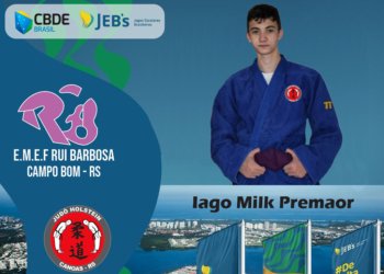 Judoca da Emef Rui Barbosa classifica para os JEBs que acontecerão no Rio de Janeiro
