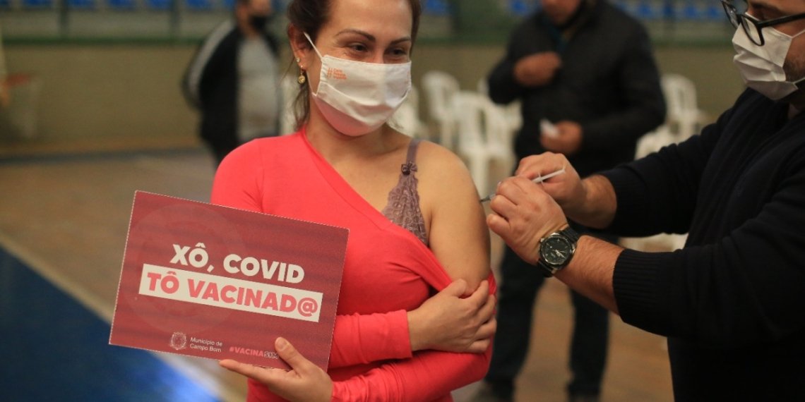 Campo Bom já vacinou 90% da população acima de 12 anos 1 Campo Bom já vacinou 90% da população acima de 12 anos