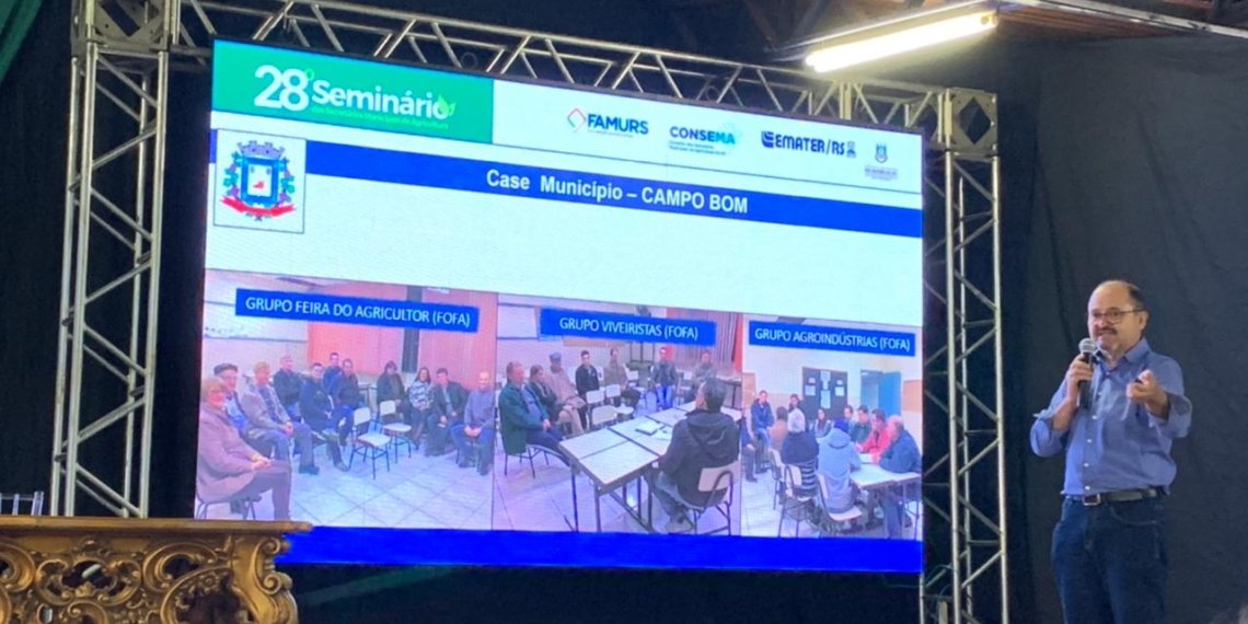 Campo Bom é referência em seminário da Famurs sobre agricultura