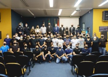 Curso de formação da Guarda Municipal de Campo Bom teve aula inaugural na manhã de hoje, 4