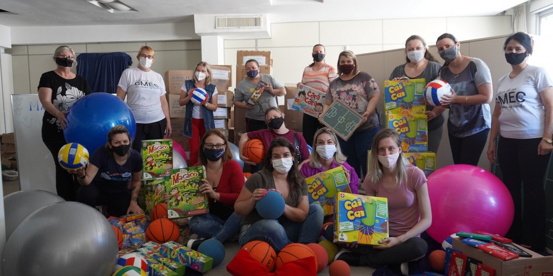 Educação Infantil de Campo Bom recebe jogos e brinquedos pedagógicos 1 Educação Infantil de Campo Bom recebe jogos e brinquedos pedagógicos