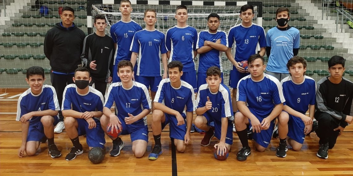 Equipes do Programa Acolher/AECB nas finais do Estadual de Handebol