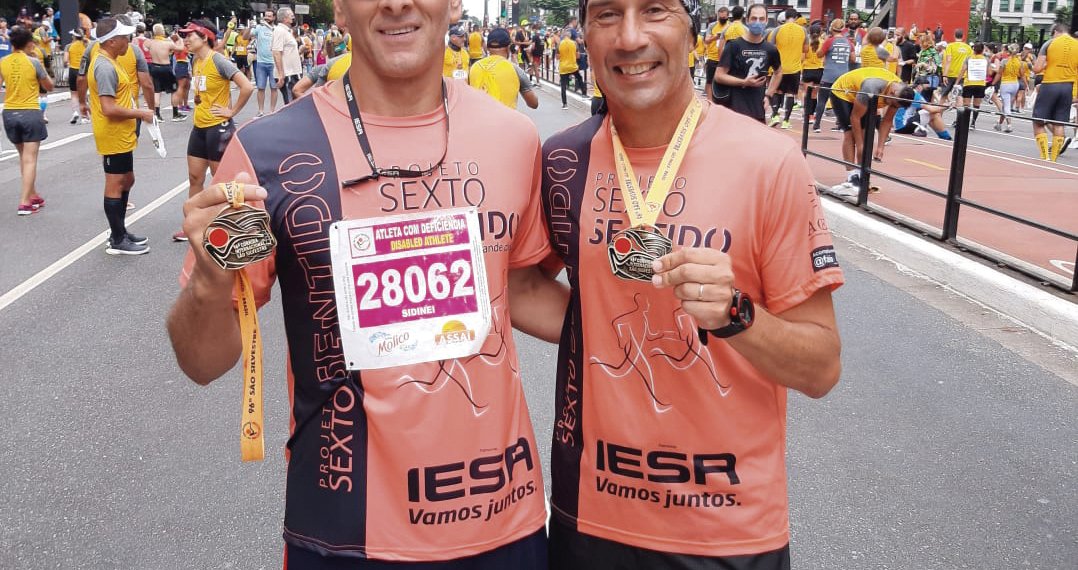 Atleta campo-bonense é os olhos de quem não pode ver na corrida de São Silvestre