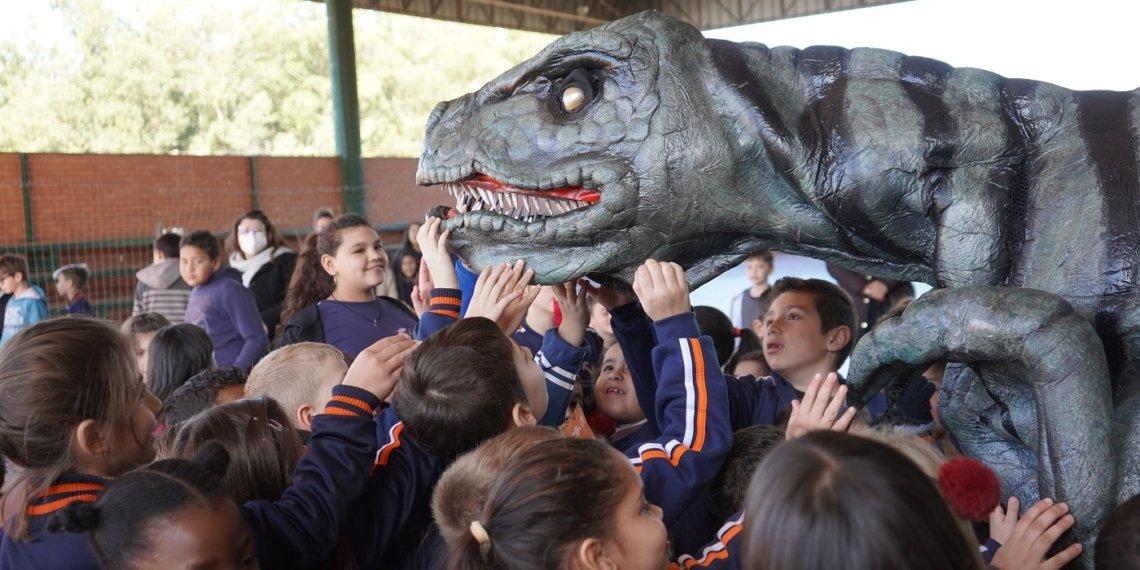 Seis escolas da rede municipal de Campo Bom entram na Blitz Dinolândia