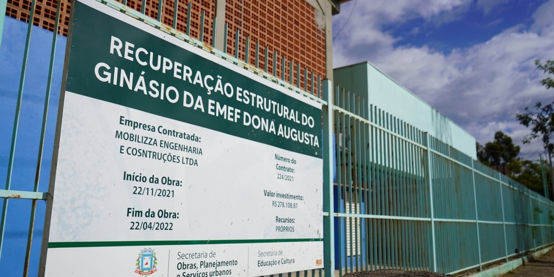 Prefeitura de Campo Bom inaugura ginásio de esportes da Emef Dona Augusta 1 Prefeitura de Campo Bom inaugura ginásio de esportes da Emef Dona Augusta