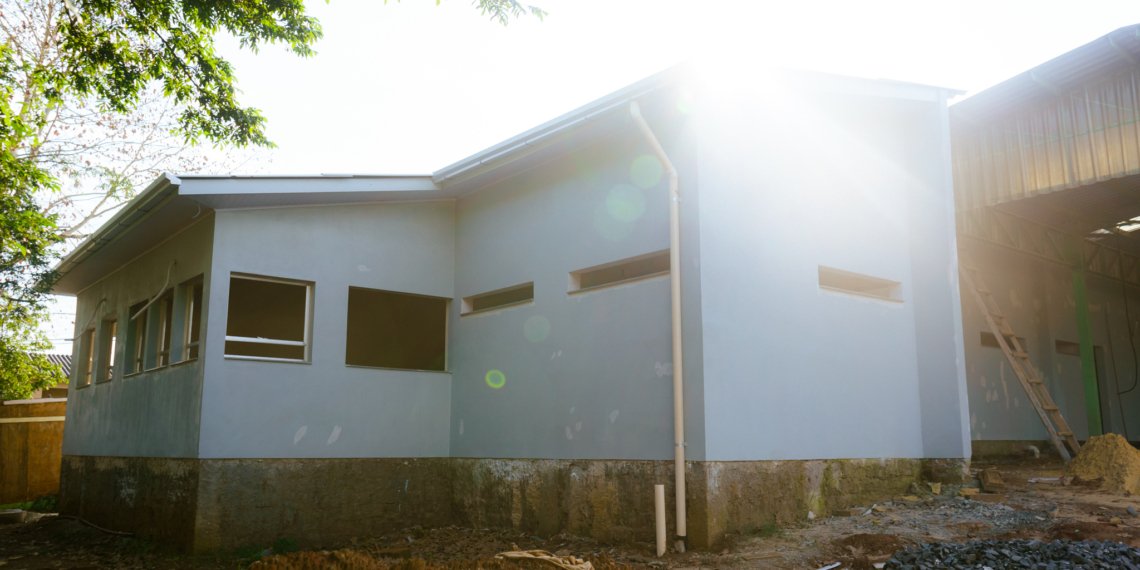 Obras da Emei Chapeuzinho Vermelho se encaminham para a fase final 1 Obras da Emei Chapeuzinho Vermelho se encaminham para a fase final