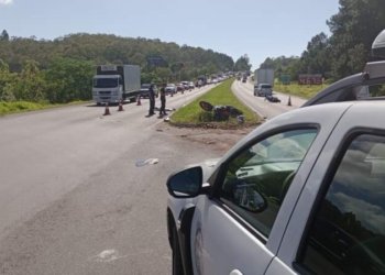 Acidente na RS-239 deixa uma vítima fatal 1 Acidente na RS-239 deixa uma vítima fatal