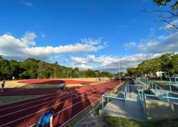 Prefeitura reinaugura pista de atletismo do Parcão