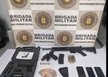 Brigada Militar prende indivíduos e apreende armas, após troca de tiros 3 Brigada Militar prende indivíduos e apreende armas, após troca de tiros