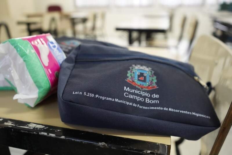 Em Campo Bom, jovens em situação de pobreza menstrual têm assegurado o direito de ir à escola