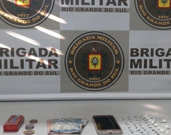 Brigada Militar efetua prisão por tráfico de drogas em Campo Bom