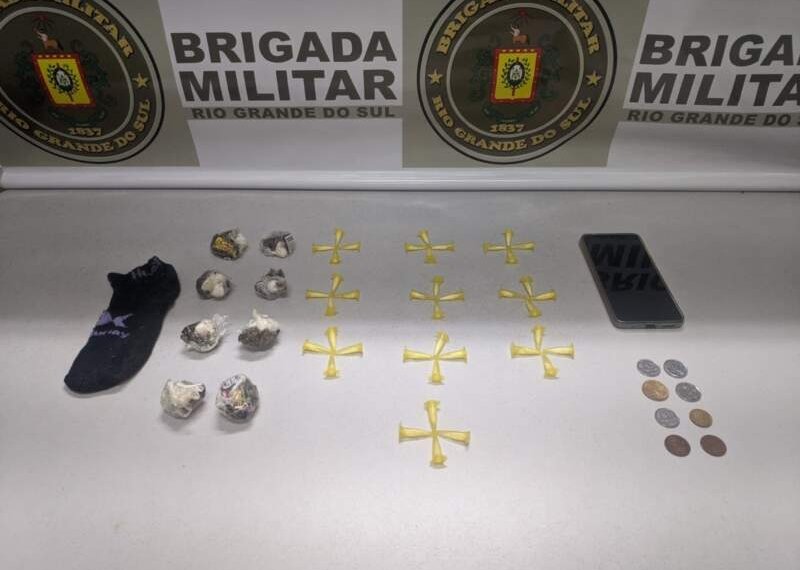 Brigada Militar efetua prisão por tráfico ilícito de drogas em Campo Bom 1 Brigada Militar efetua prisão por tráfico ilícito de drogas em Campo Bom