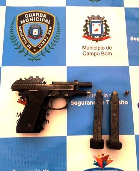 Guarda Municipal prende homem por porte ilegal de arma de fogo 1 Guarda Municipal prende homem por porte ilegal de arma de fogo