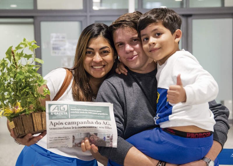 FINAL FELIZ: Após campanha do Jornal A Gazeta, enfim família está completa 1 FINAL FELIZ: Após campanha do Jornal A Gazeta, enfim família está completa