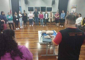 Samu realiza mais um treinamento de primeiros socorros com diretoras de Emeis