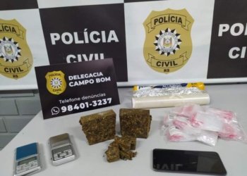 Polícia Civil de Campo Bom prende indivíduo por tráfico de drogas 2 Polícia Civil de Campo Bom prende indivíduo por tráfico de drogas
