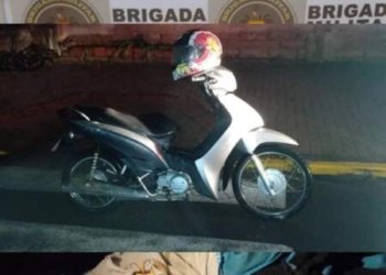 Motocicleta é recuperada no bairro Aurora