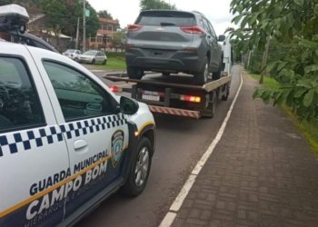 Guarda Municipal recupera veículo em situação de furto e com placas adulteradas